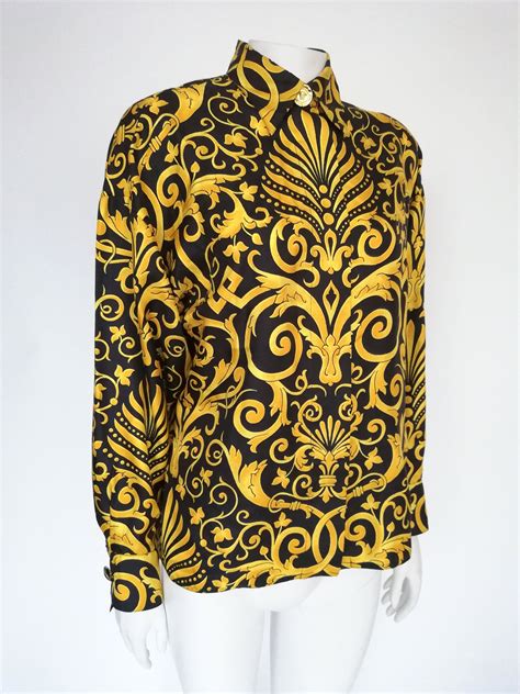 versace blouse|versace blouse vintage.